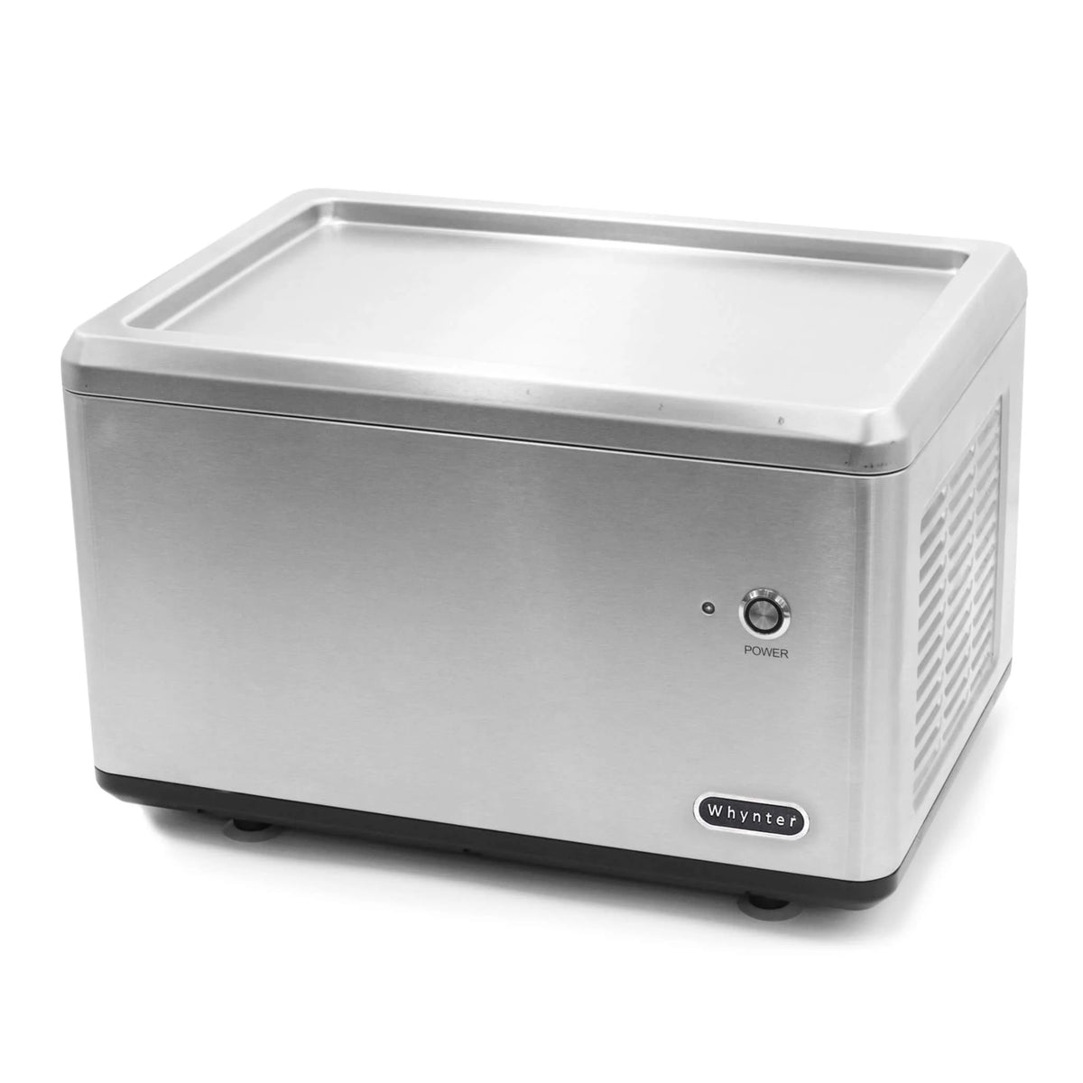 Whynter ICR-300SS Portable Instant Automatic Compressor Ice Cream Maker Frozen Pan Roller in Stainless Steel
