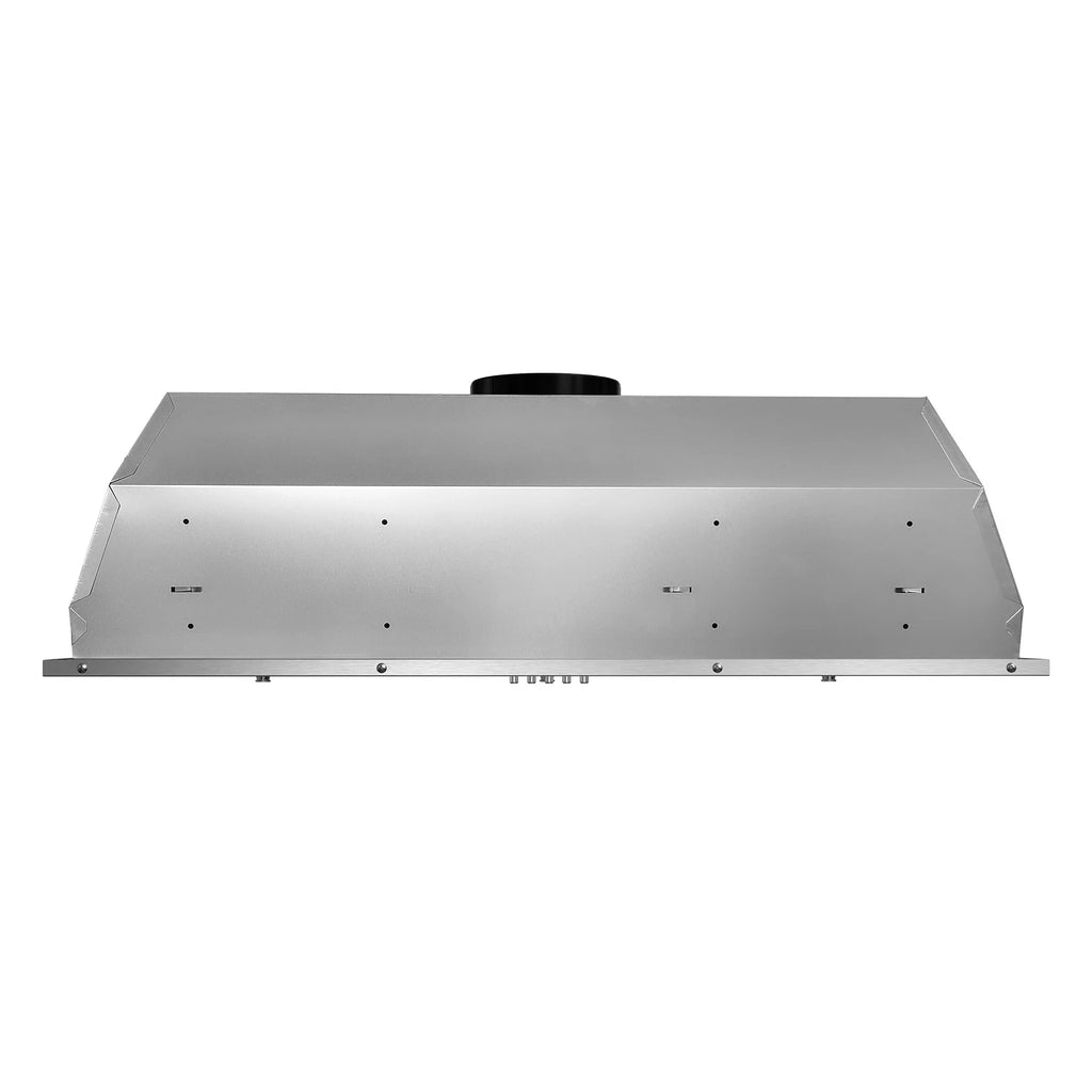 30 in. Insert Range Hood with Push Button Controls in Stainless Steel