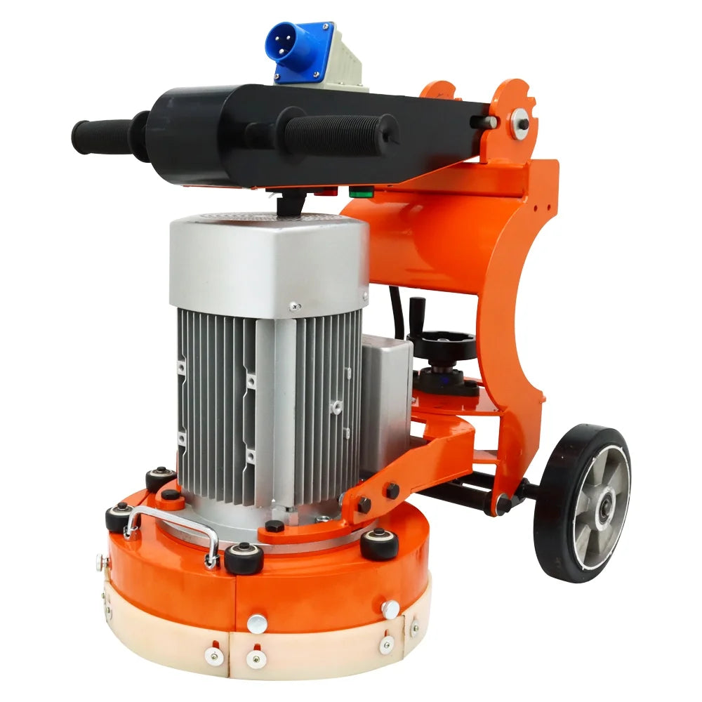 TECHTONGDA Floor Grinding and Trimming Machine Concrete Floor Grinder Polisher Machine Heavy Duty Hand-Push Concrete Grinding Machine 220V