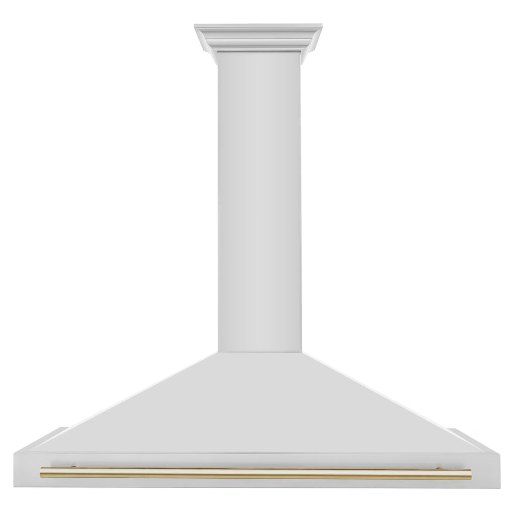 ZLINE 48 in. Autograph Edition Stainless Steel Range Hood with Stainless Steel Shell and Accents (KB4STZ-48)
