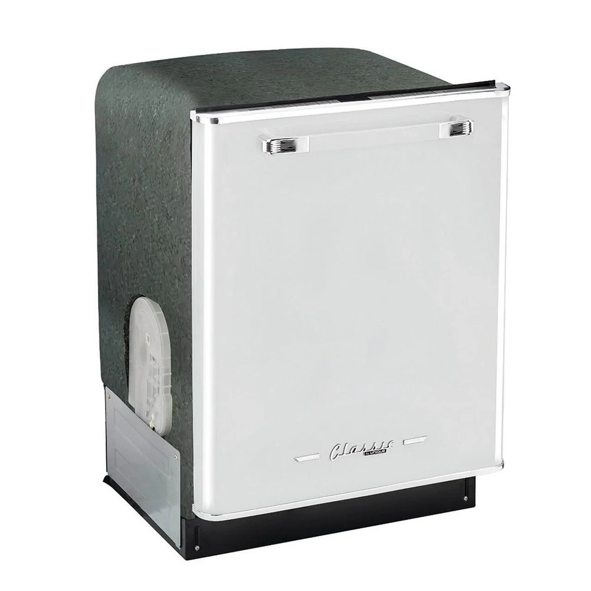 Unique Appliances Classic Retro 24" Built-in Dishwasher with Stainless Steel Tub and LED Lighting