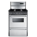 24" Wide Gas Range, Open Burners