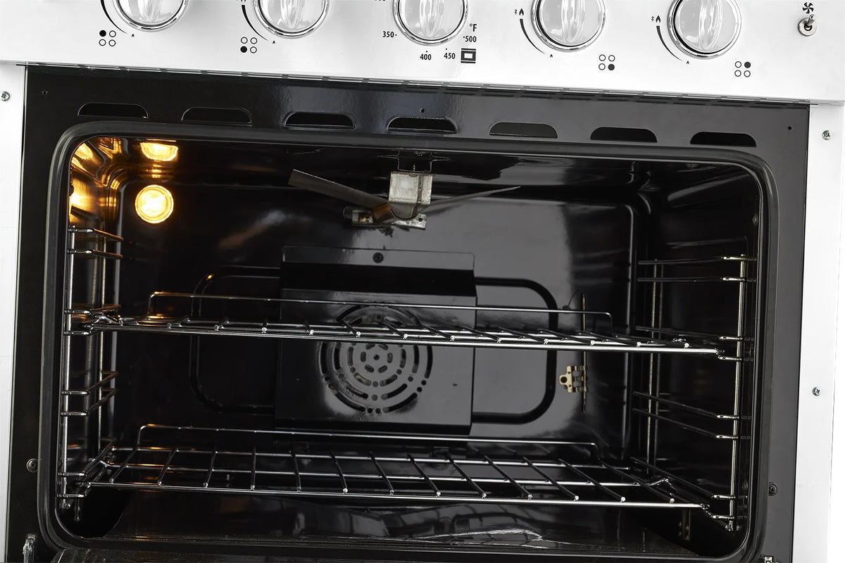 Unique Classic Retro 30" 3.9 cu/ft Freestanding Gas Range with Convection Oven and Sealed Burners