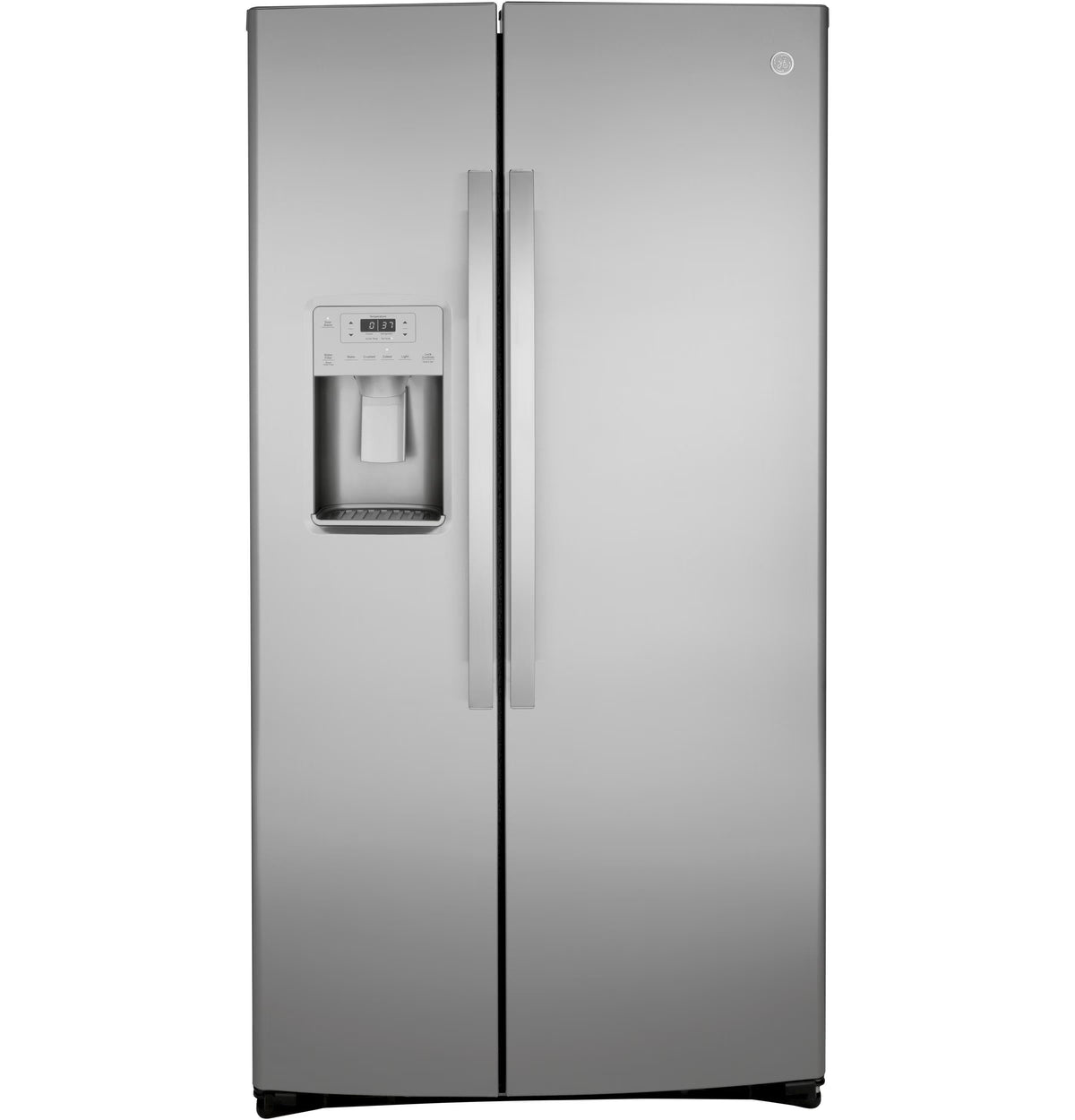 GE® Appliances 25.1 cu. ft. Fingerprint Resistant Side-by-Side Refrigerator model GSS25IYNFS