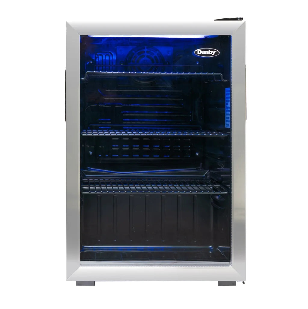 Danby 2.6 cu. ft. Free-Standing Beverage Center in Stainless Steel DBC026A1BSSDB