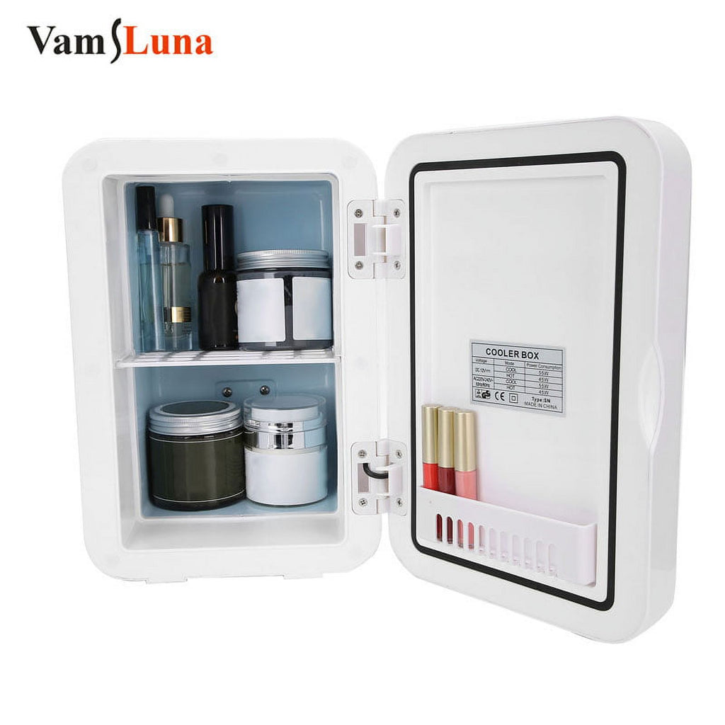 8L Large Capacity Mini Cosmetic Refrigerator Mirror Cosmetic Refrigerator Portable Cosmetic Electric Cooler Cosmetic Mirror Cosmetic Tool