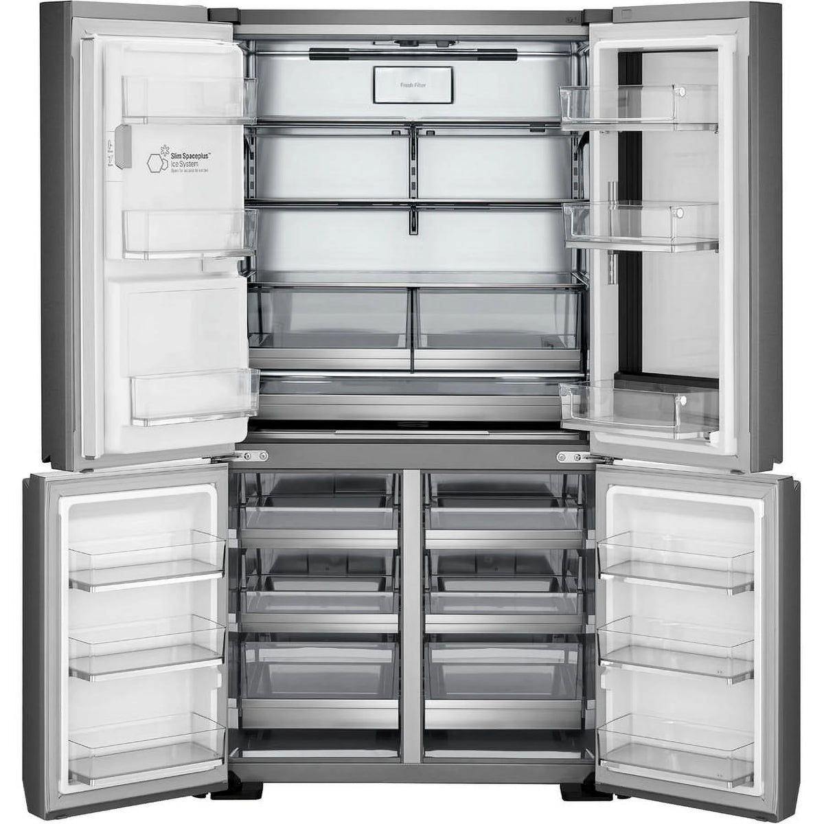 LG Freestanding French Door Refrigerator, Gray