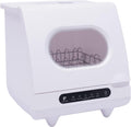 Mini Countertop Dishwasher, 1200W Portable Dishwasher, 5 Washing Progra, 360�� Rotating Deep, Cleaning Tabletop Dishwasher, Mini Dishwasher for Houses, Dorms, Offices, RV