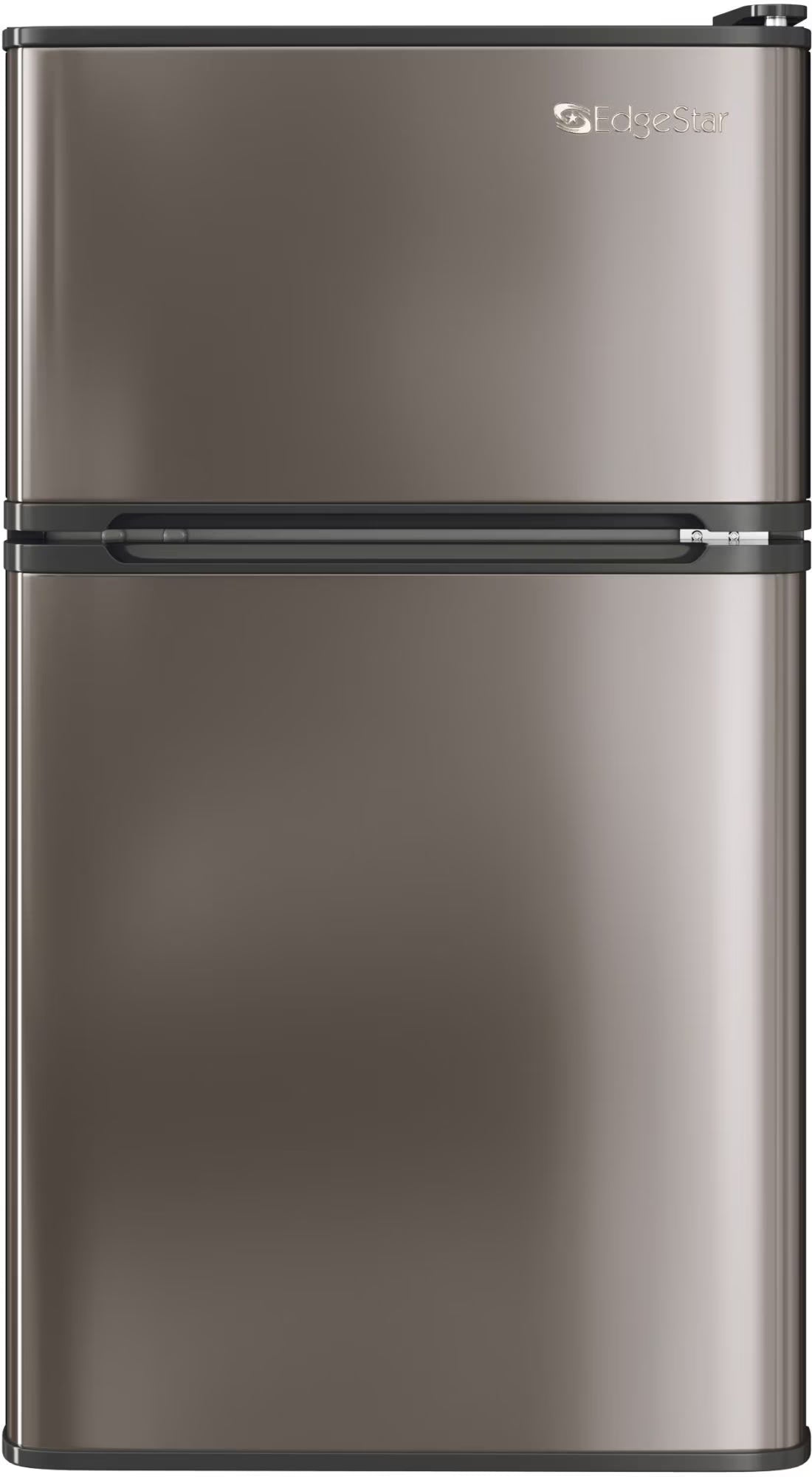 Edgestar Crf321 19" Wide 3.1 Cu. Ft. Energy Star Rated Fridge/Freezer - Stainless Steel