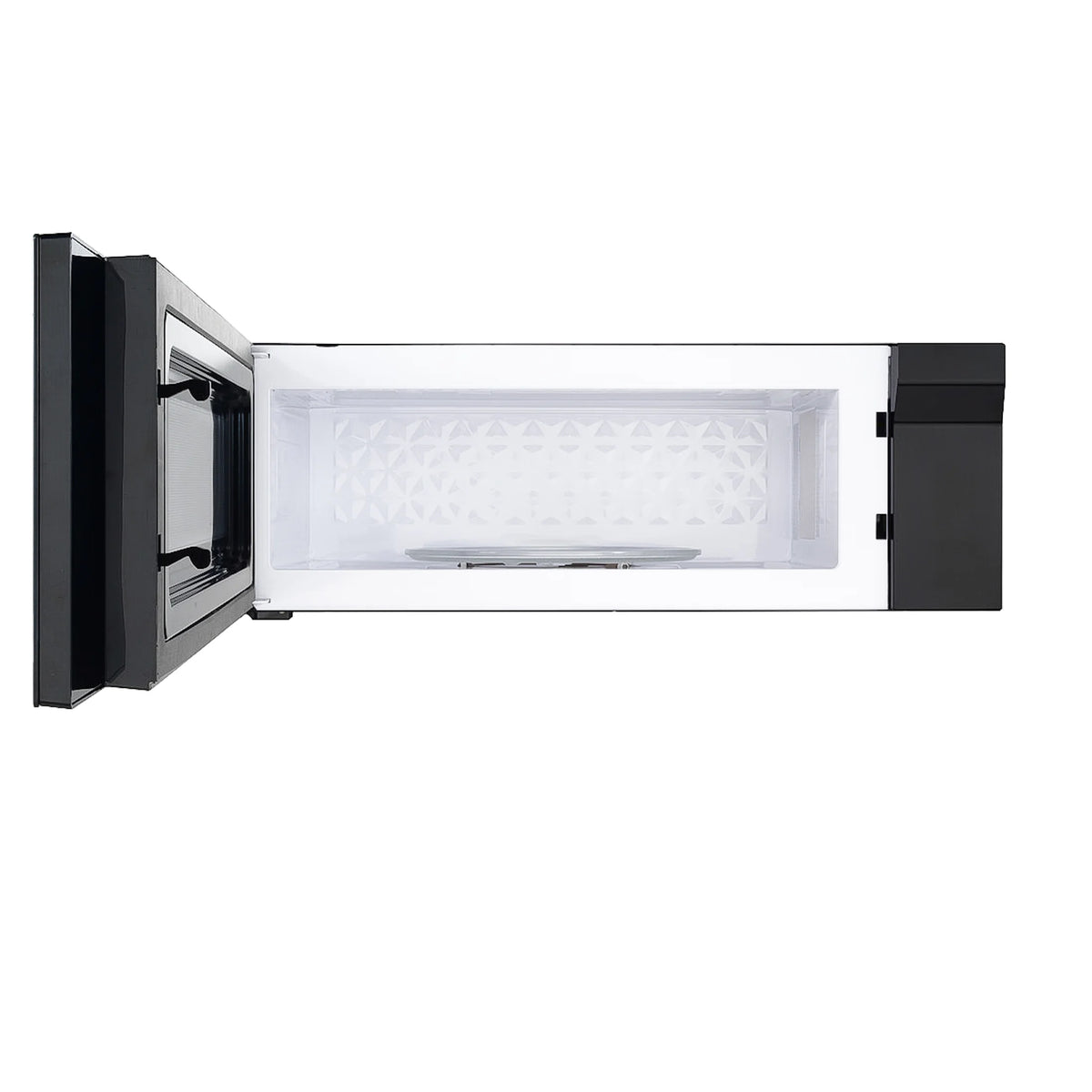 GE Profile 1.2 cu. ft. Low Profile Over-the-Range Microwave in Stainless Steel with Sensor Cooking, 1000W, 400 CFM Venting, LED Light