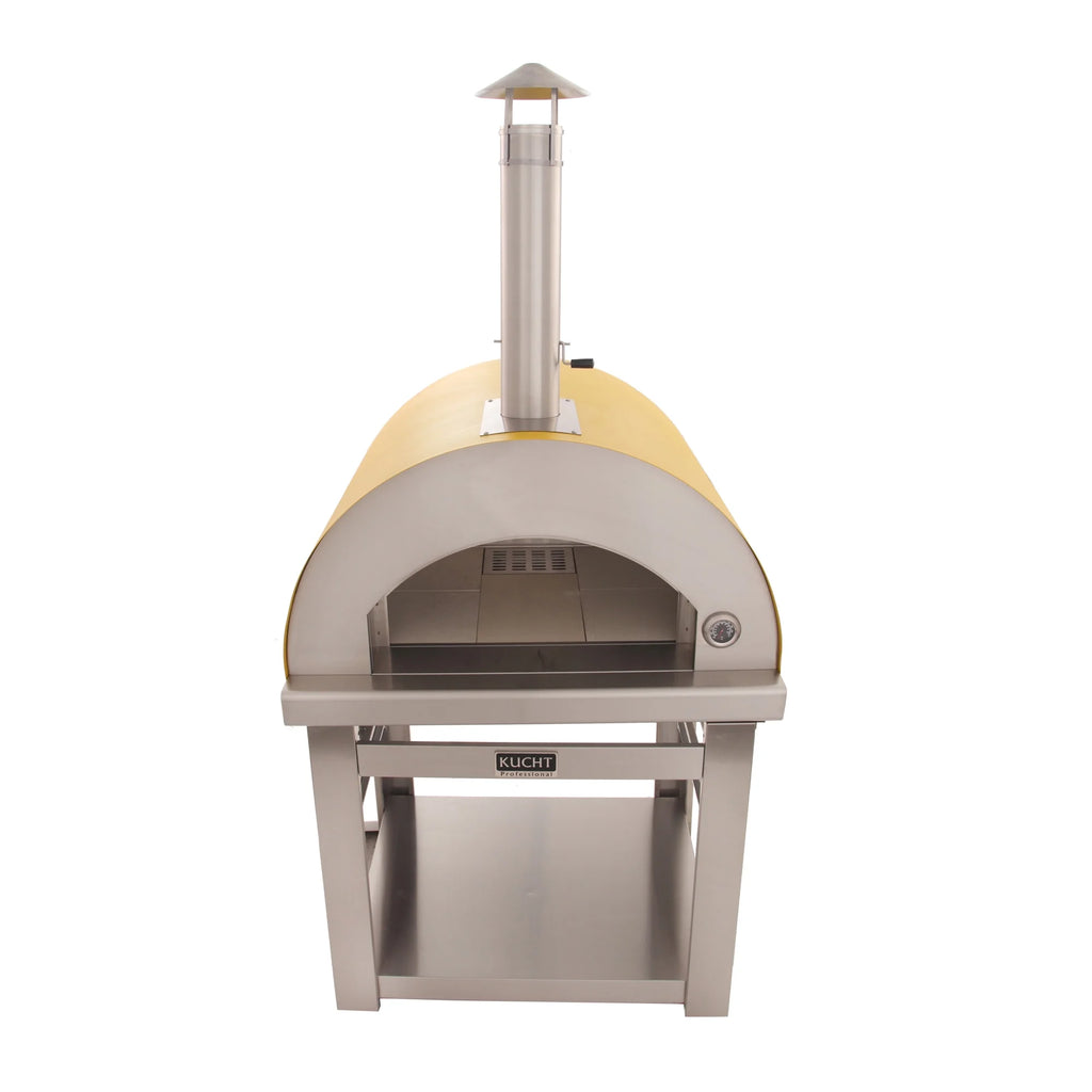 VENICE Outdoor Wood Fired Pizza Oven in Yellow