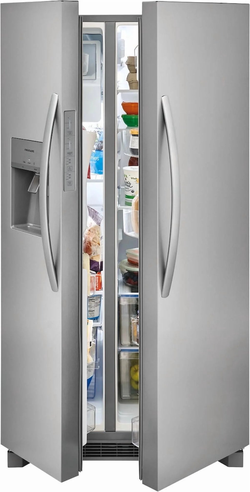 Frigidaire FRSS2623AS 26 Cu. Ft. 36" Standard Depth Side-by-Side Refrigerator, Energy Star Certified, Stainless Steel