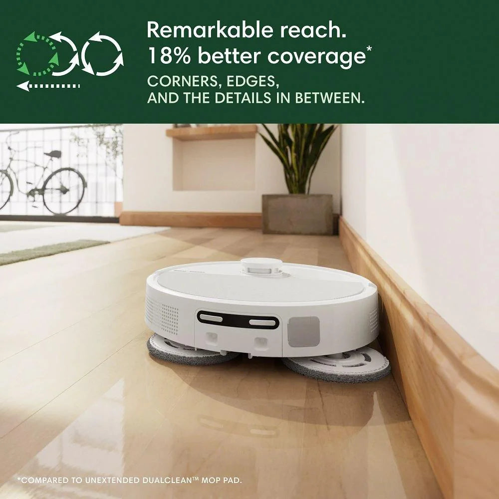 iRobot Roomba Plus 505 Combo Robot Vacuum & Mop + AutoWash Dock - WHITE EDITION