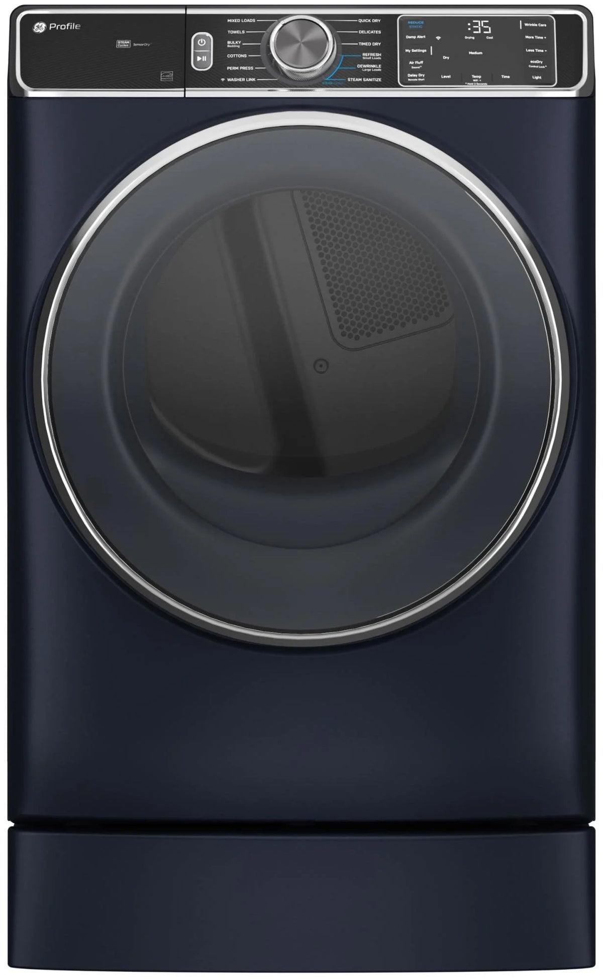 Ge Profile Pfd87es 28" Wide 7.8 Cu. Ft. Energy Star Certified Electric Dryer - Blue