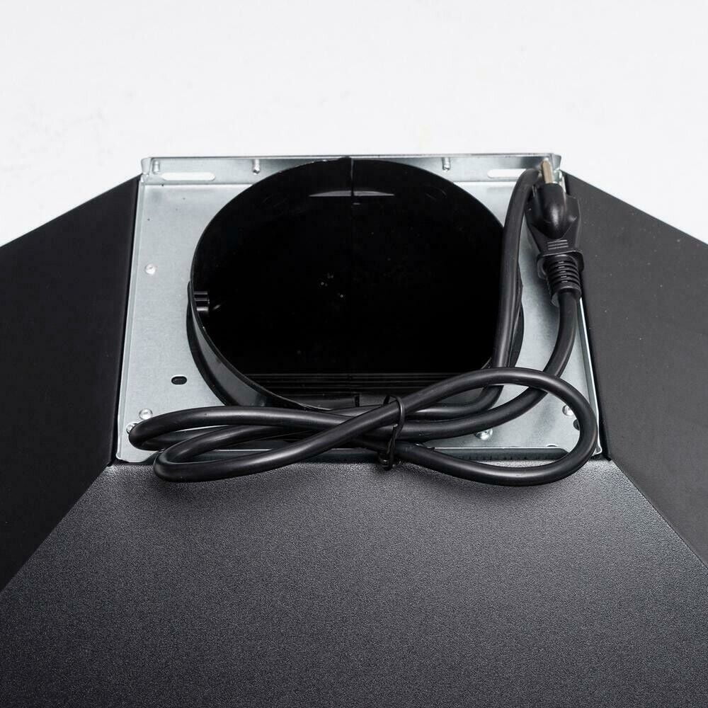 24 inch Wall Mounted Range Hood Kitchen Exhaust Stove Vent Hood 450 CFM 3-Speed Fan