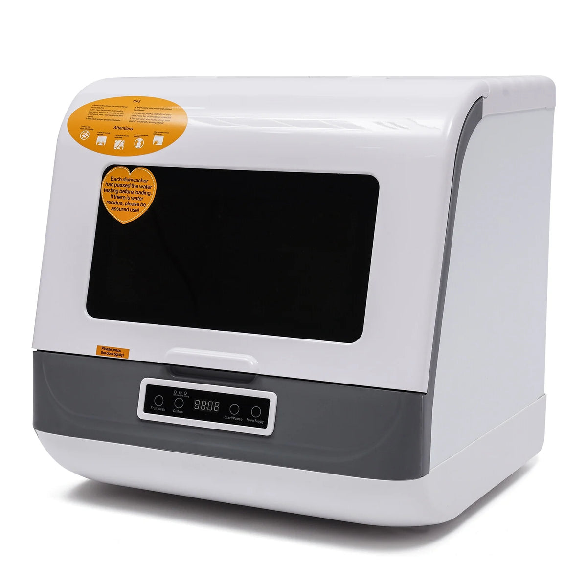 Large Capacity Portable Countertop Dishwasher 3 Washing Programs 1200W 110V