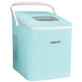 Igloo Handled Automatic Ice Machine Self Cleaning Countertop Ice Maker with Scoop, Aqua