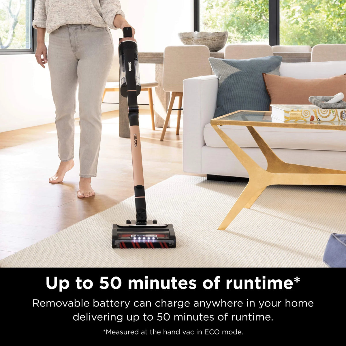 Shark Stratos Cordless Stick Vacuum Cleaner with Clean Sense IQ & DuoClean PowerFins HairPro MultiFLEX, IZ840H