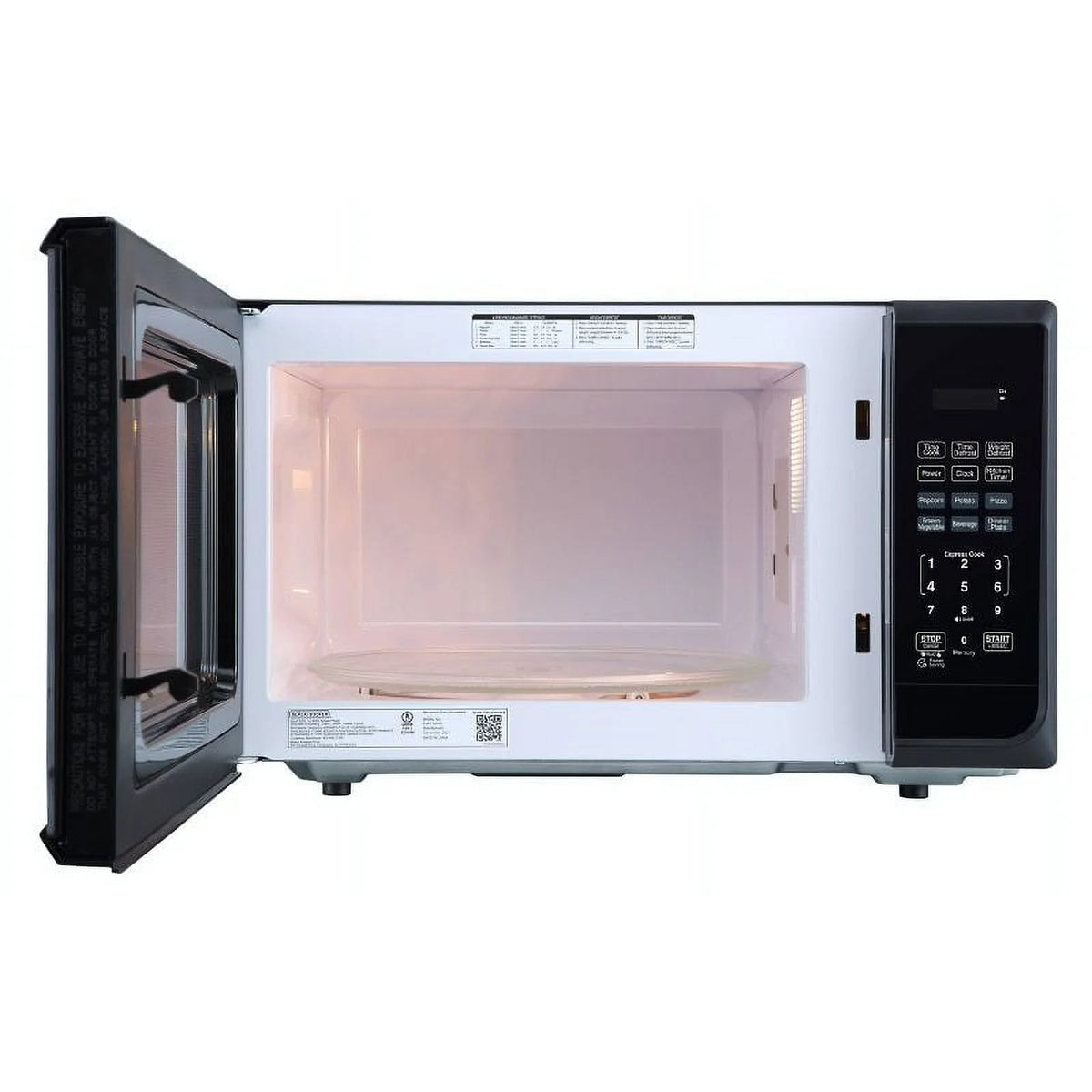 BLACK+DECKER 1.1 Cu. Ft. Microwave Oven in Stainless Steel