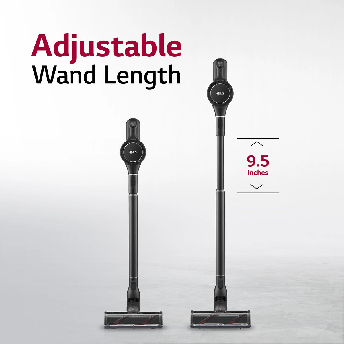 LG Cord Zero A9 Cordless Stick Vacuum Cleaner - A916BM (Refurbished / Restored), Lightweight, Powerful Suction, Pet Hair, Hard Floor, Carpet, HEPA Filter, Self-Cleaning Brushroll, LED Headlights