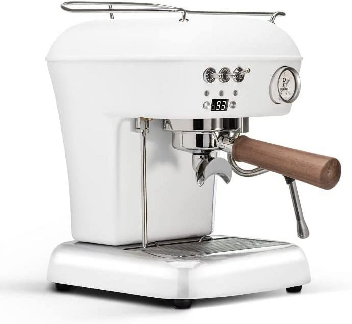 Ascaso Dream PID Programmable Home Espresso Machine w/ Volumetric Controls | 120V | Walnut | Anthracite Gray