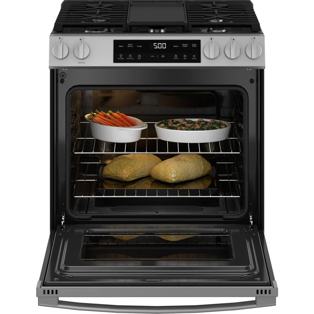 GE Appliances 30 in Slide-In Gas Range