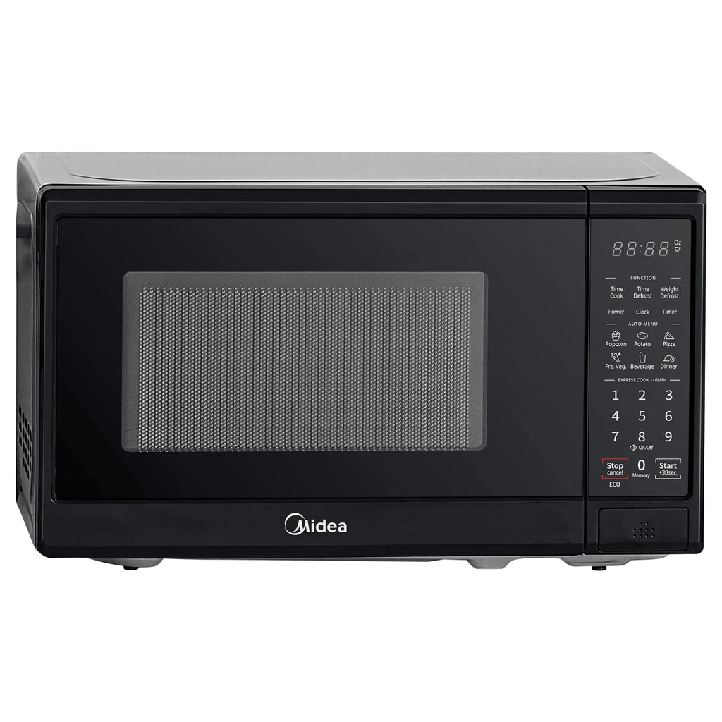 Midea 0.9 Cu. Ft. Countertop Microwave Oven, 6 Auto Programs, 10 Power Level, Black, EM9P022CVPMB