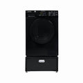 All-in-one Washer Dryer Ventless BUILTIN 0-CLEARANCE 15lbs 110V 1400RPM+Pedestal