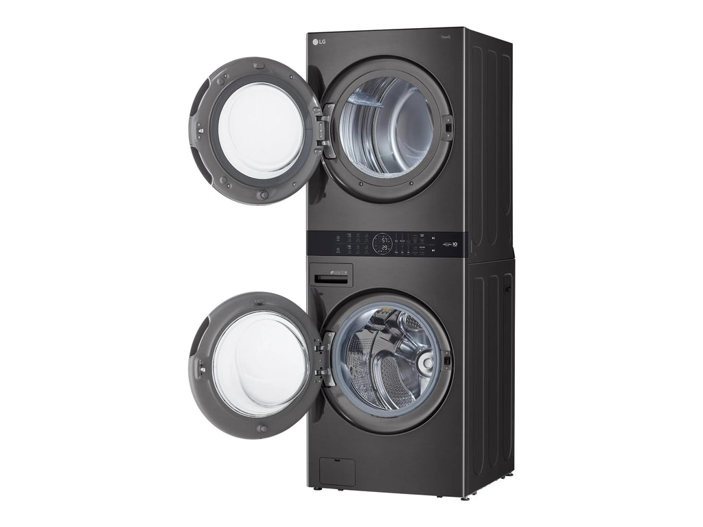 LG WashTower? 4.5 cu ft High-Efficiency Front Load Washer & 7.4 cu ft Gas Dryer Set, White