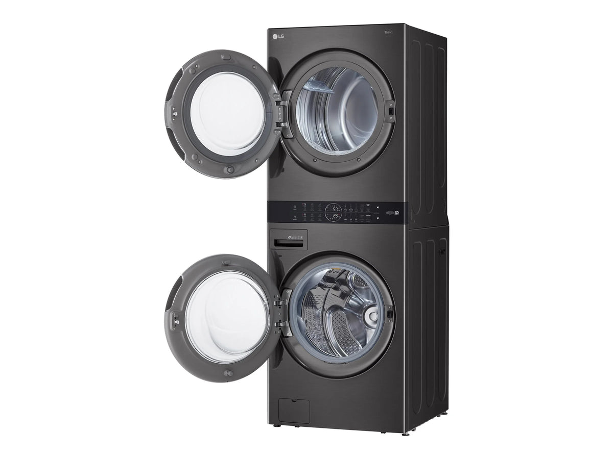 LG WashTower? 4.5 cu ft High-Efficiency Front Load Washer & 7.4 cu ft Gas Dryer Set, White