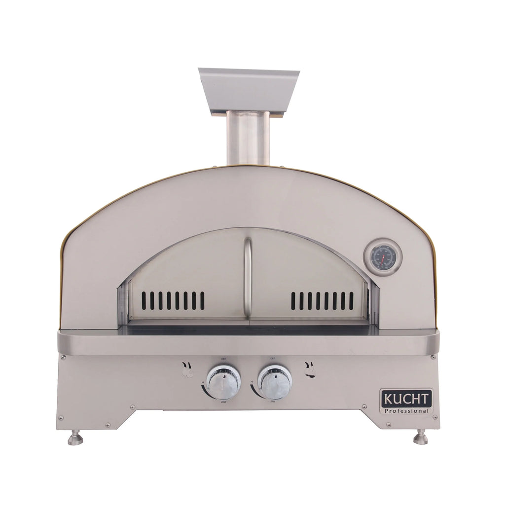 NAPOLI Outdoor Portable Propane Gas Pizza Oven in Yellow