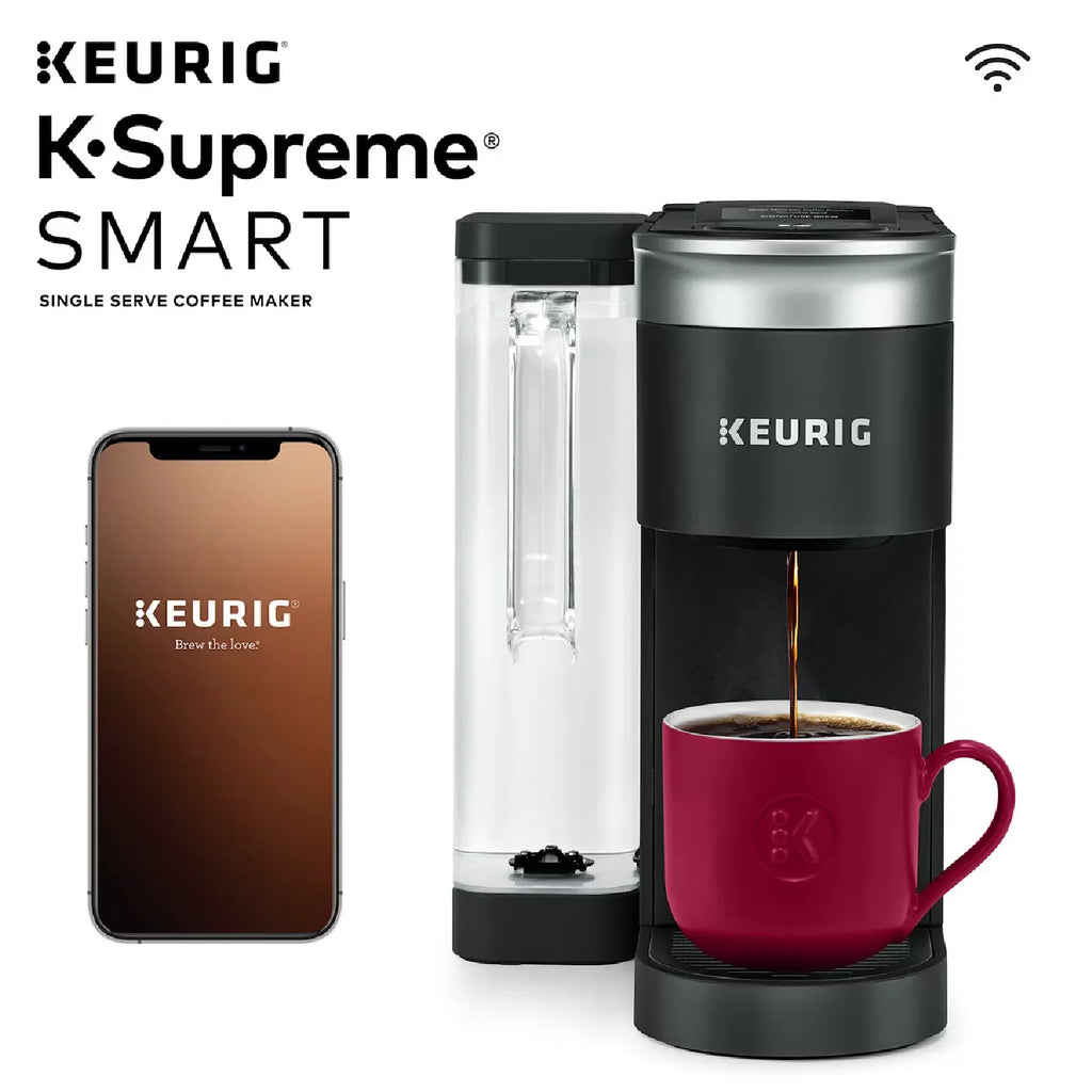 Keurig K-Supreme SMART Coffee Maker, MultiStream Technology, Brews 6-12oz Cup Sizes, White