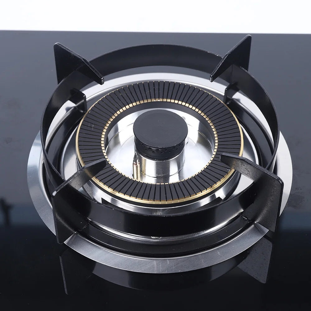 2-Burner Natural Gas Stove, Built-in Gas Cooktop Stove for Home Kitchen