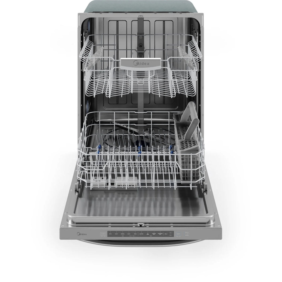 Midea 49 dBA Ultra-Quiet Dishwasher with Extended Dry, Stainless Steel