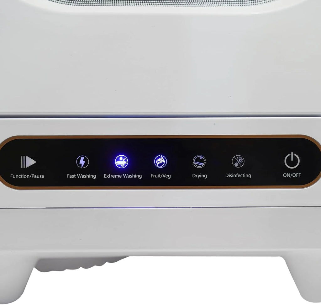 Portable Countertop Dishwasher Compact Dishwasher with 5 Washing Programs,Leak-Proof Dry Dishwasher for Houses,Apartments,Dorms