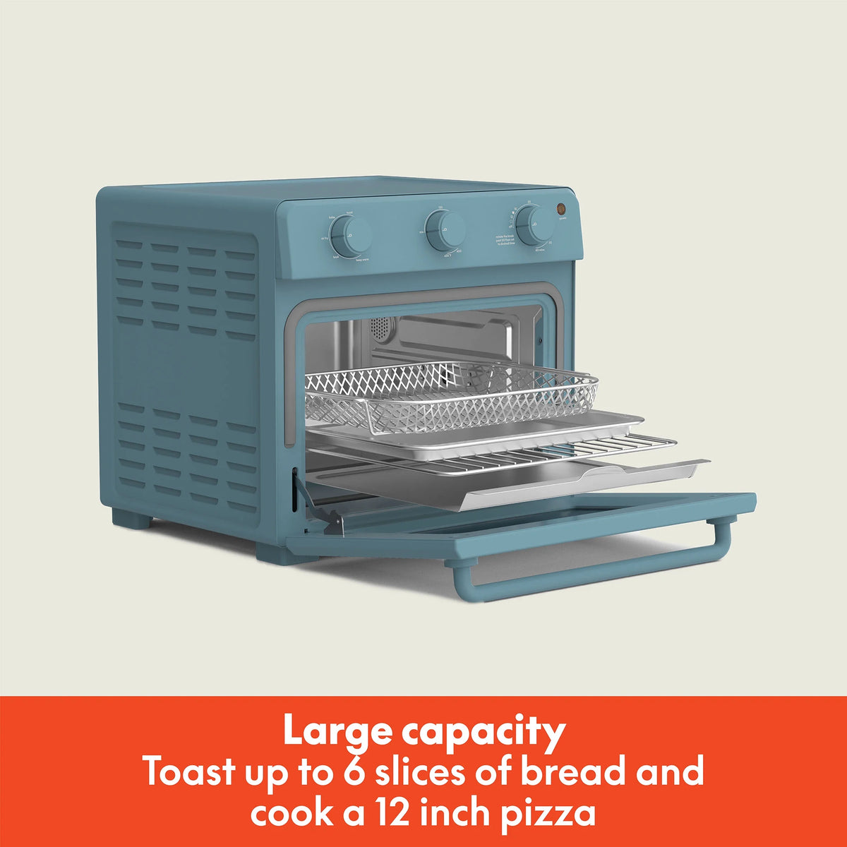 bella 6-Slice Toaster Oven, Oatmilk