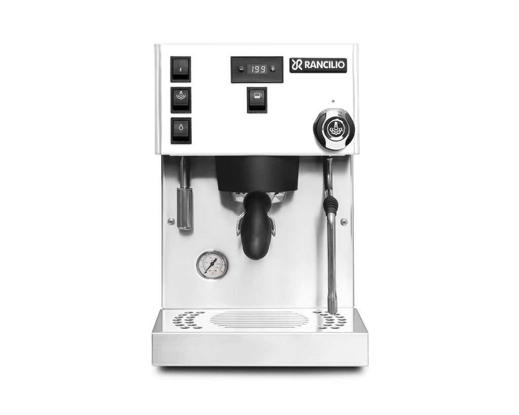 Rancilio Silvia Pro X  Espresso Machine | Dual Boiler | PID Control | Shot Timer |  (White)