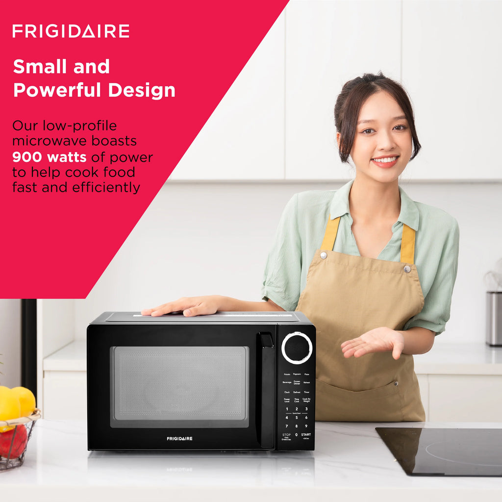 Frigidaire 0.9 cu ft Countertop Microwave Ovens in Black, EMW953