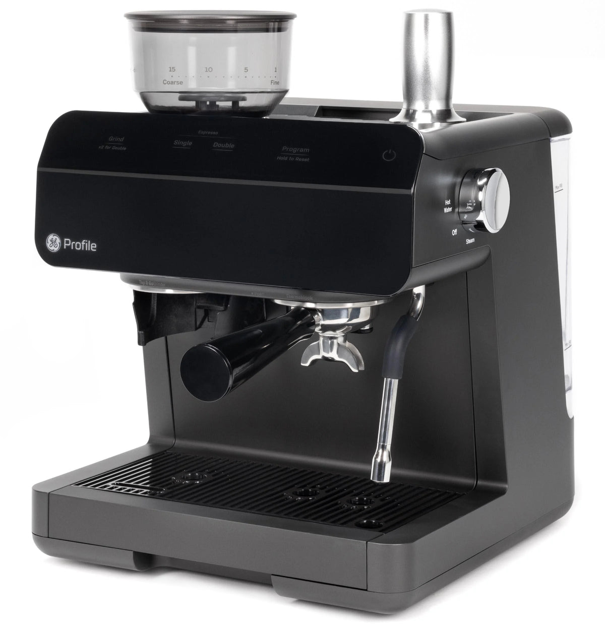 GE Profile® 15Bar 2Cup Semi Automatic Espresso Machines in Black