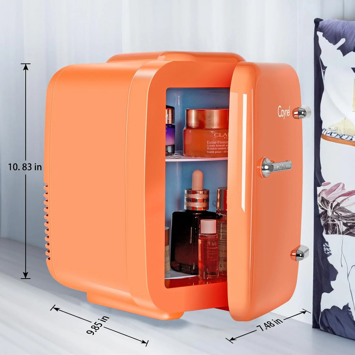 Fridge Portable Thermoelectric 4 Liter Cooler and Warmer for Skincare,  Friendly Beauty Fridge For Foods,Medications, Cosmetics, Breast Milk, Medications Home and Travel