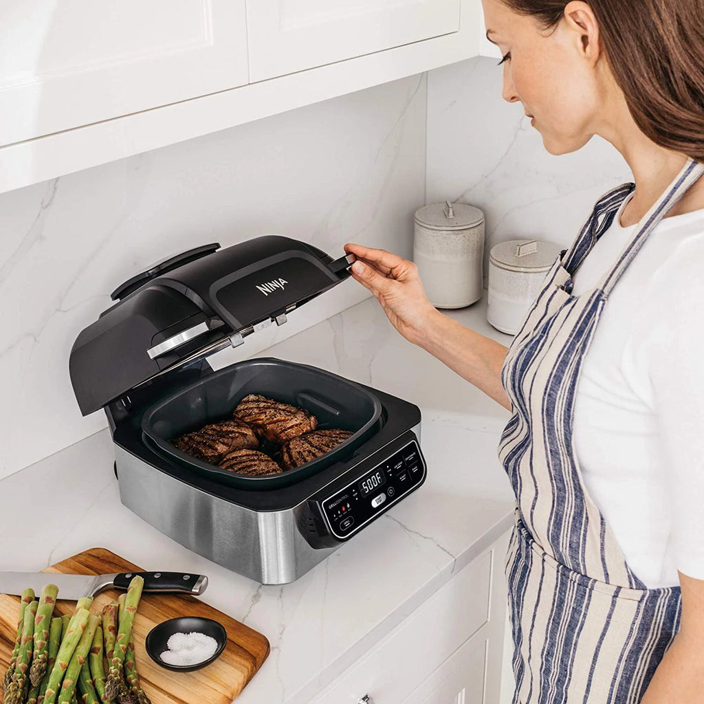 Ninja AG301 Foodi 5-in-1 Indoor Grill with 4-Quart Air Fryer