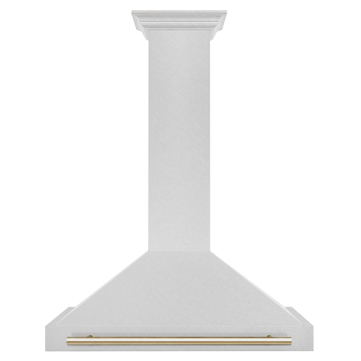 ZLINE 36 ZLINE Autograph Edition DuraSnow Stainless Steel Range Hood with DuraSnow and Gold Handle (KB4SNZ-36-G)