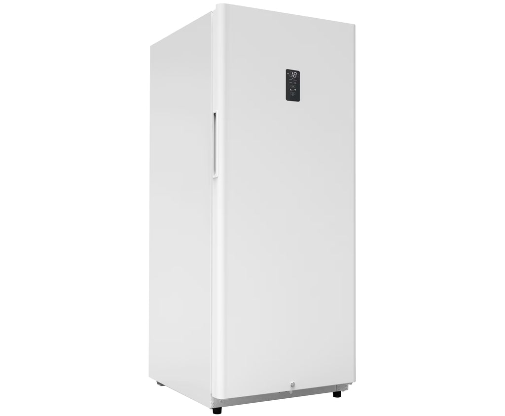 Hamilton Beach 17 cu. ft. Convertible Freezer Refrigerator, Upright Fridge Freezer with Electronic Temperature Control, Energy Efficient White Convertible Fridge - HBFRF1798, White
