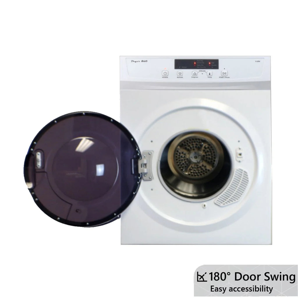 Equator 3.5 cu.ft. 110 V Front Load Compact Standard Vented Sensor Dry/Refresh in White