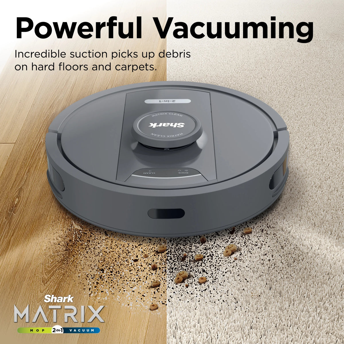 Shark IQ 2in1 Self-Empty Robot Vacuum & Mop, 30-Day Capacity, Precision Home Mapping, Sonic Mopping, Self-Emptying, Smart Mapping, Wi-Fi Connected, LIDAR Navigation, Mop Combo, Pet Hair