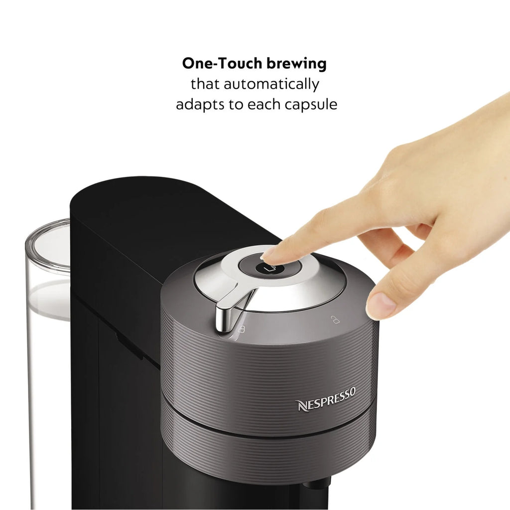 Nespresso Vertuo New Next Coffee and Espresso Maker by DeLonghi, Dark Gray, Single-Serve Brewers