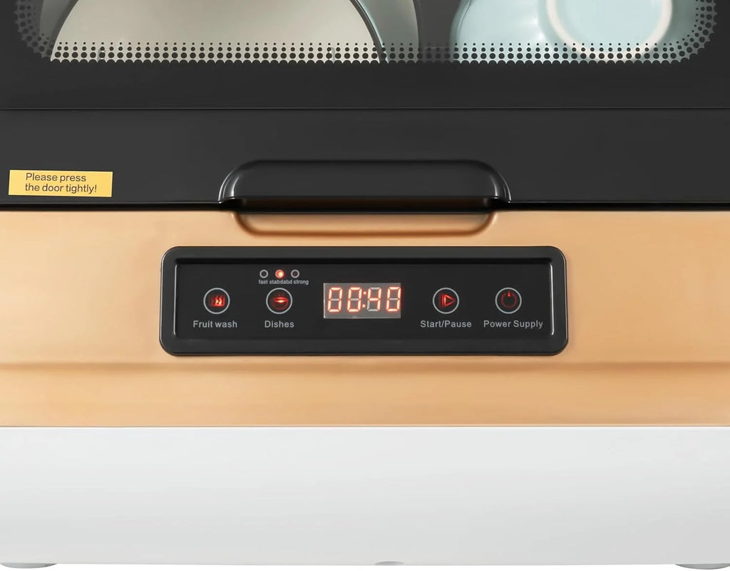 Portable Countertop Dishwasher, Mini Dishwasher, 3 Washing Programs Deep Cleaning With Air Drying, 800W Automatic Dishwashing Machine,Compact Countertop Dish Washer Dishes washing Cleaner Machine