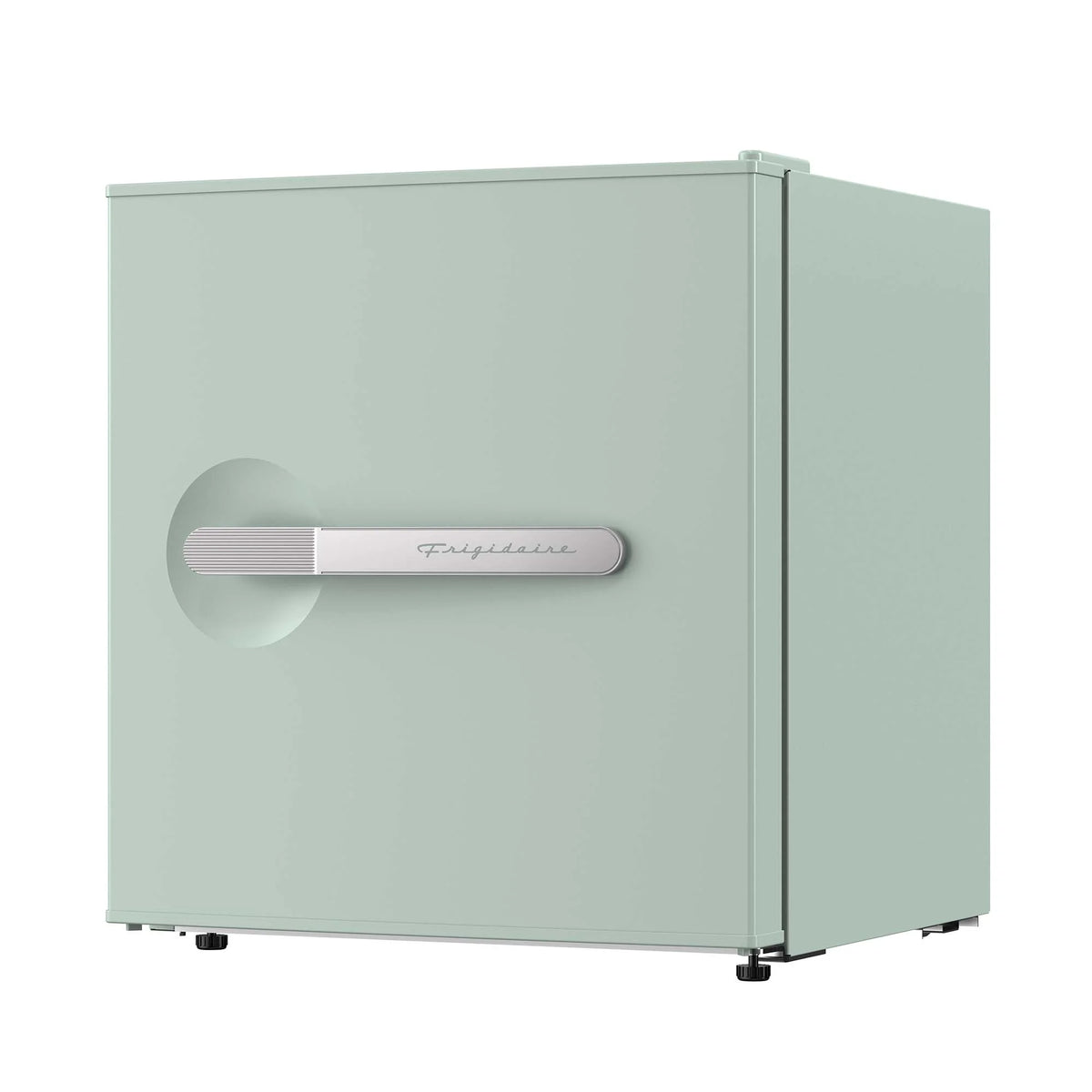 Frigidaire 1.6 cu ft retro compact fridge built in side bottle opener-W: 19.01" x L: 18.7" X H: 19.8" (Azure)