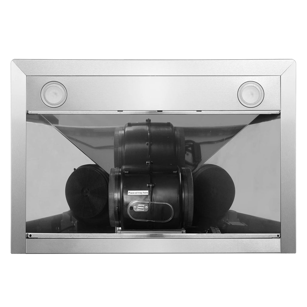 Cosmo 30 in. Ducted Range Hood in Stainless Steel with Touch Controls, LED Lighting and Permanent Filters