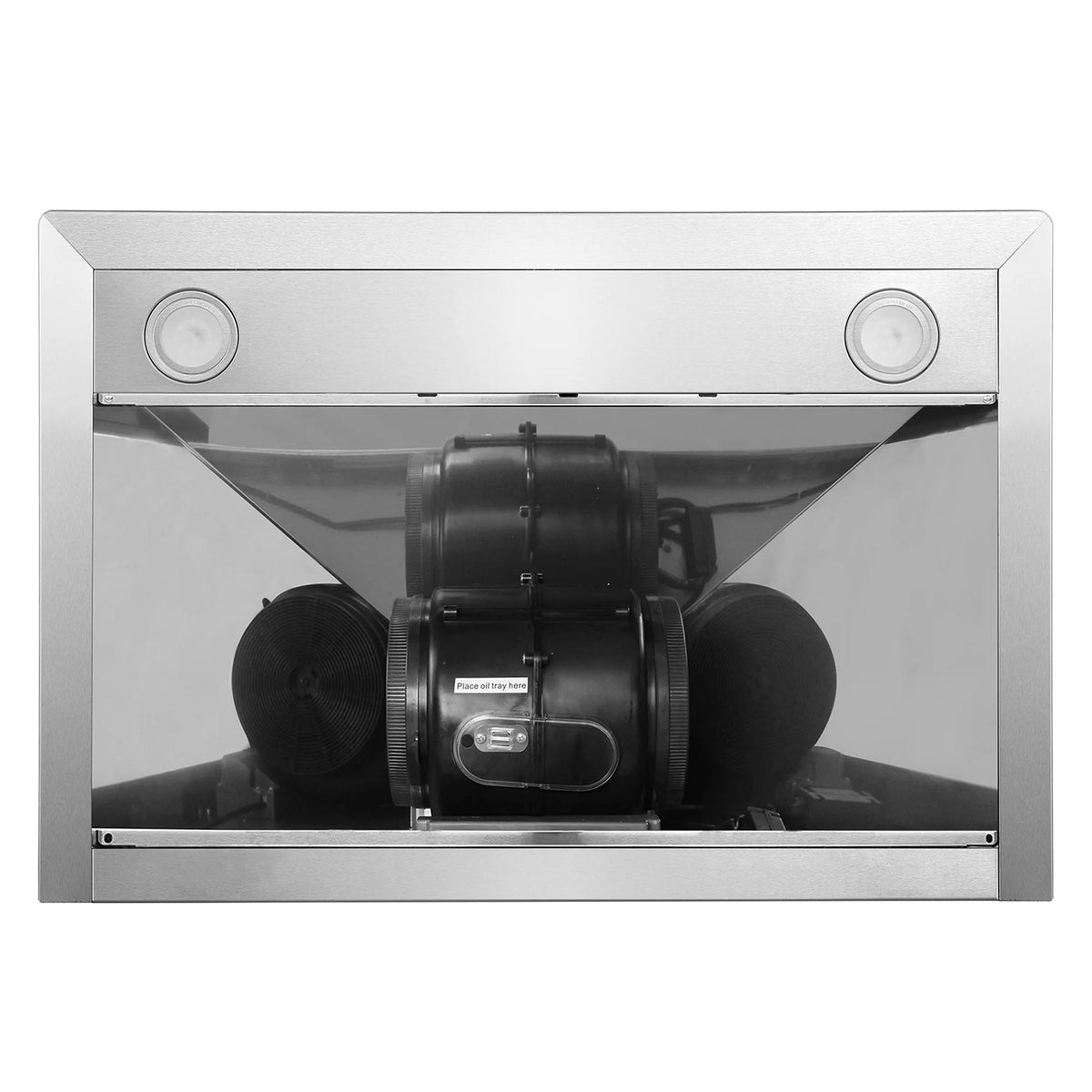 Cosmo 30 in. Ducted Range Hood in Stainless Steel with Touch Controls, LED Lighting and Permanent Filters